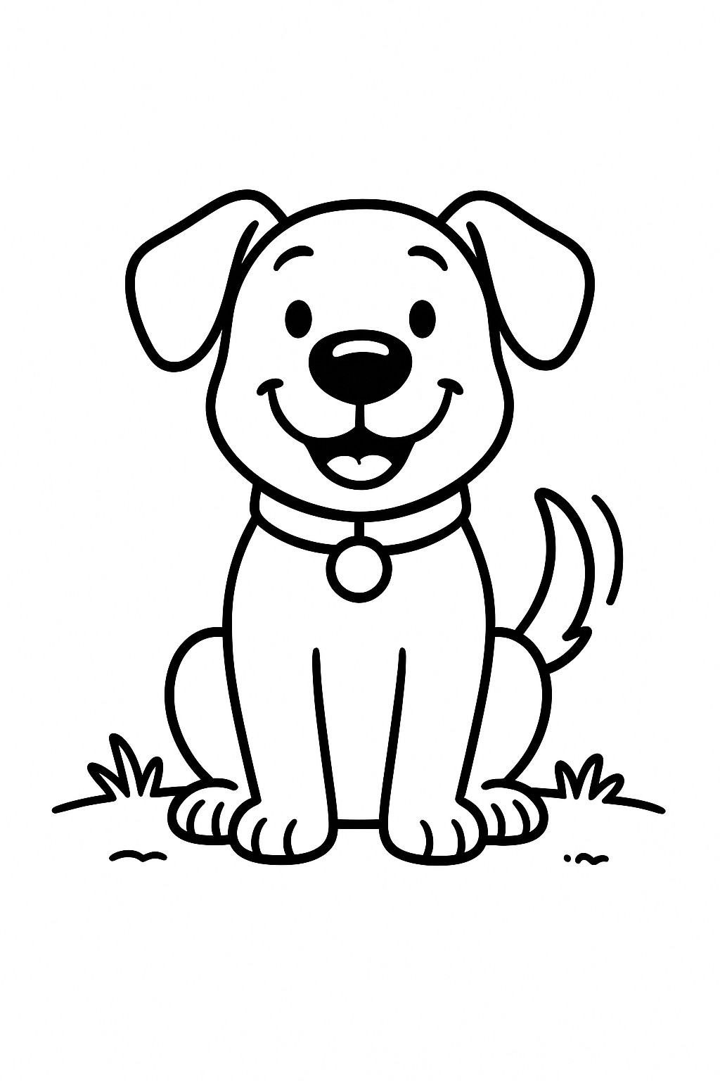 Dog Coloring Page