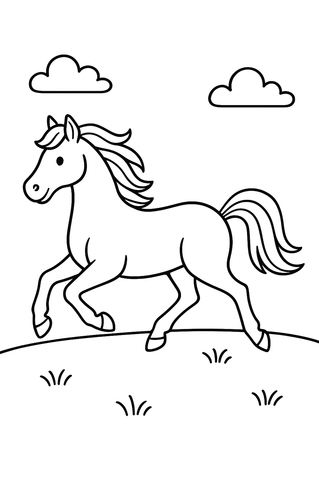 Horse Coloring Page