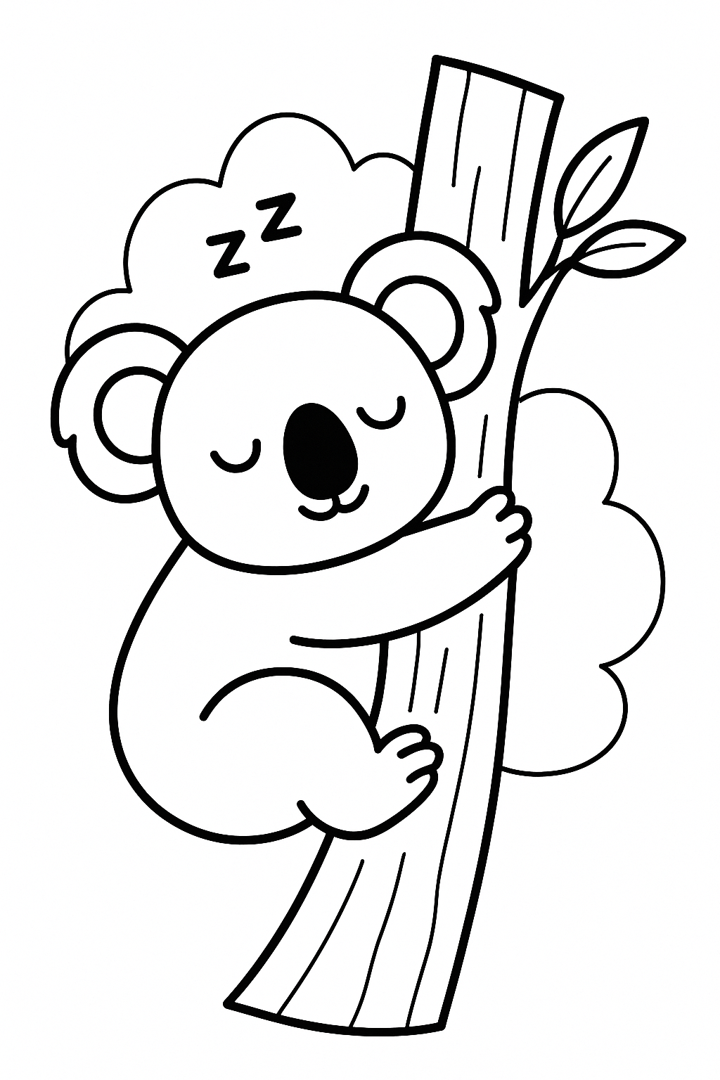 Koala Coloring Page