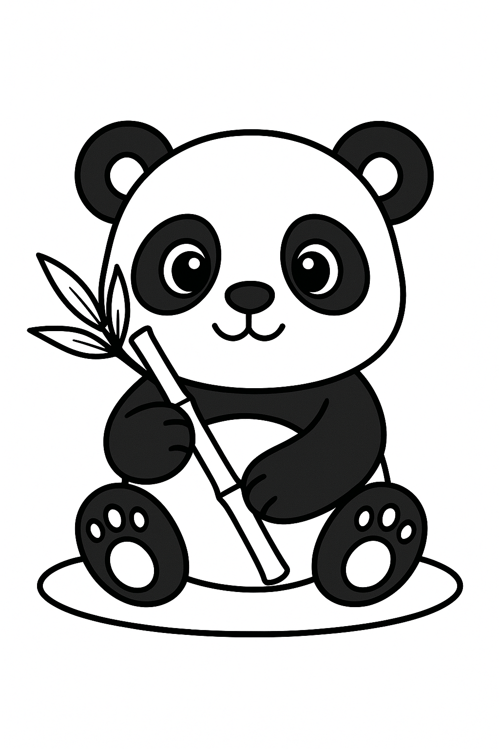 Panda Coloring Page