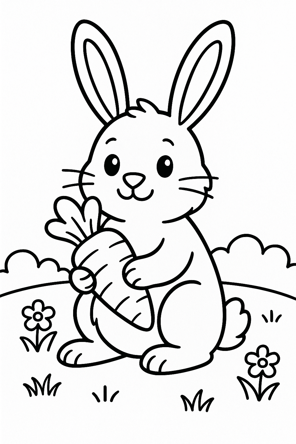 Rabbit Coloring Page