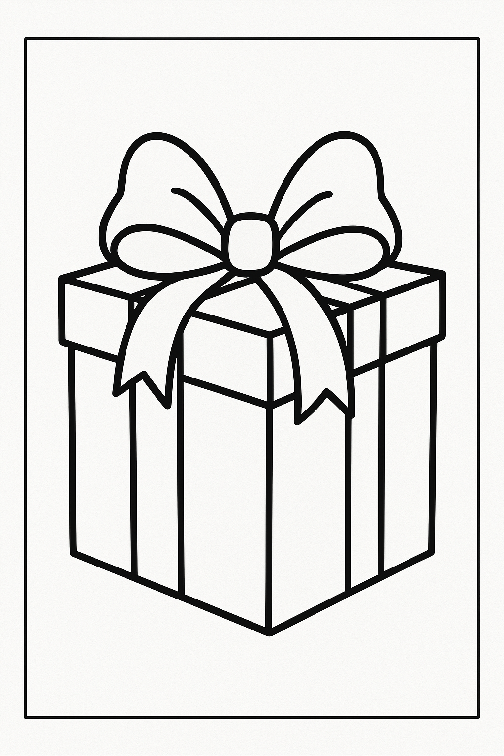 Present Coloring Page