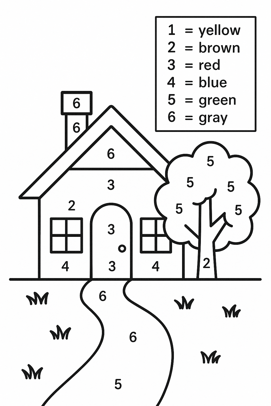 House Color by Number