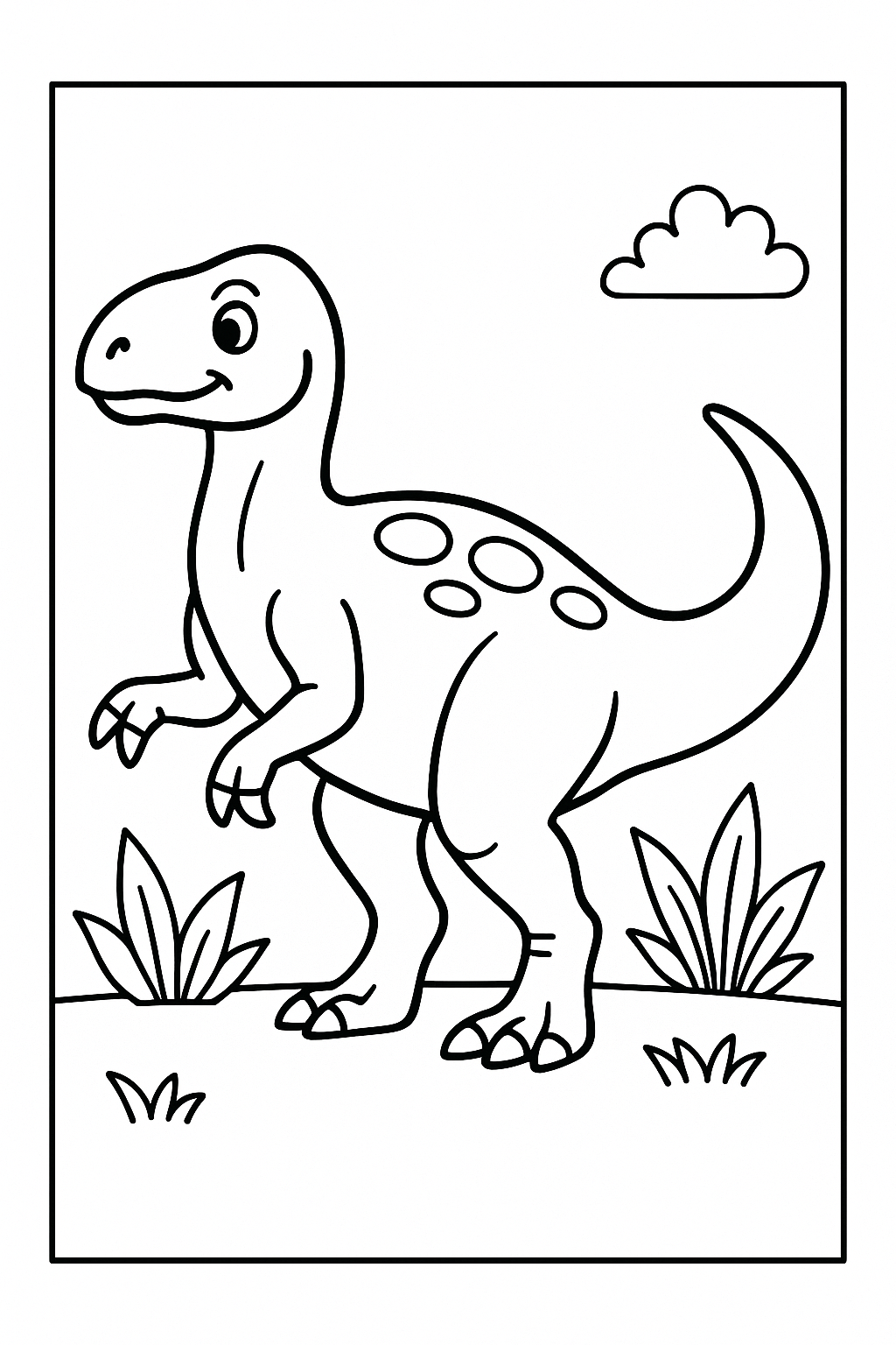 Iguanodon Coloring Page