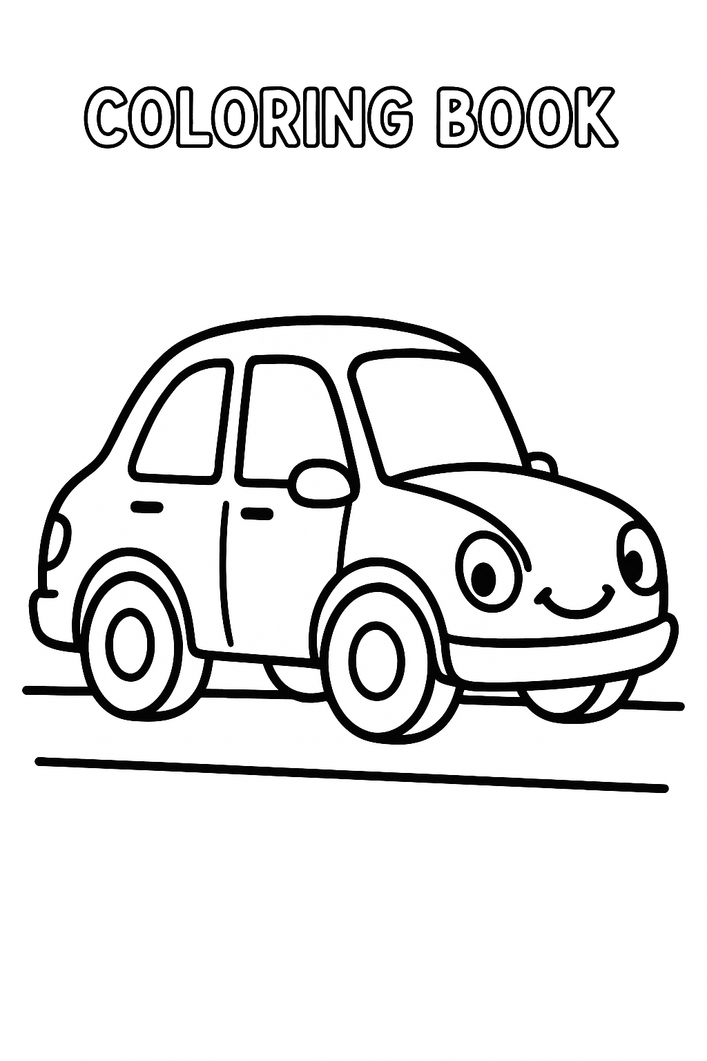 Car Coloring Page