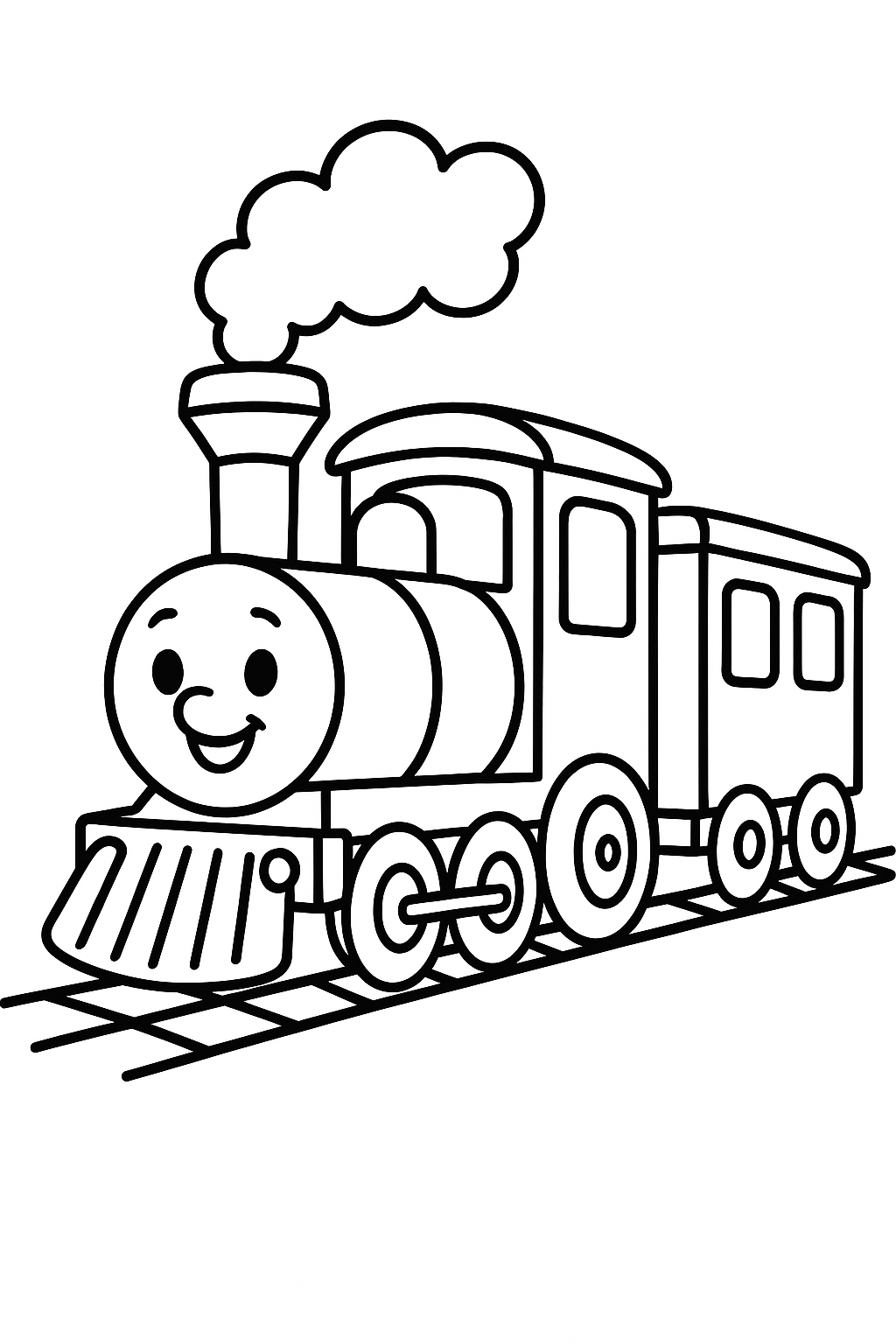 Train Coloring Page